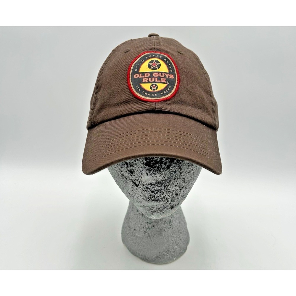 Old Guys Rule Beer Label Cap "Still‎ Crazy After All These Beers" Adjustable Hat